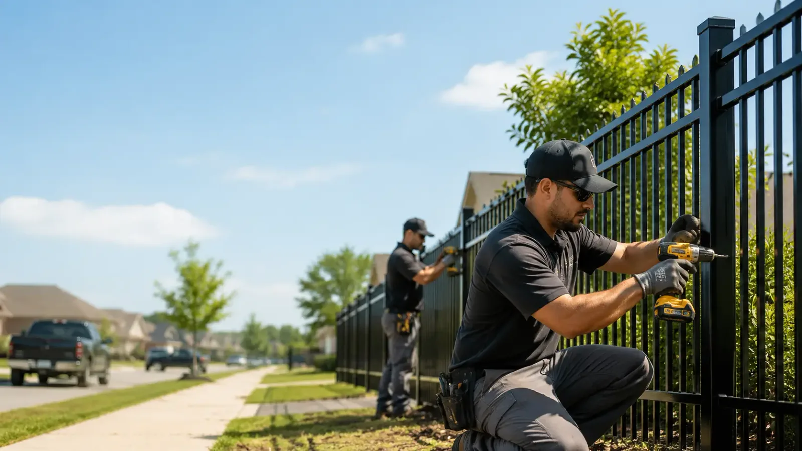 Metal Fence Installation in Hungerford, TX